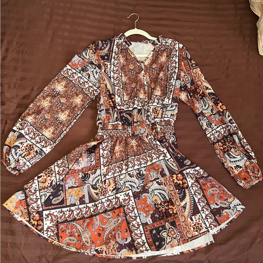 Bohemian Patchwork Dress